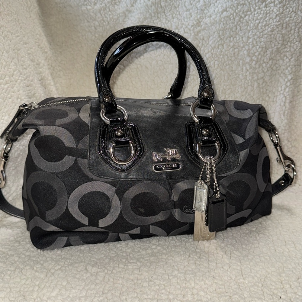 Coach Canvas Shoulder/Hand bag